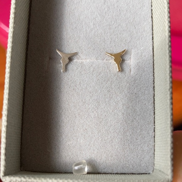 Tribal style nose ring from Etsy (14K yellow gold and white gold) 20G - Picture 5 of 9